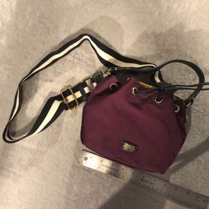Frances Valentine Purple Nylon Bucket bag